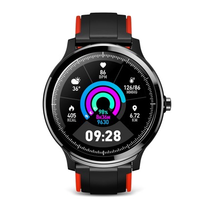 Kospet Probe 1.3 inch Bluetooth Smartwatch Μαύρο/Γκρι με έξτρα Λ