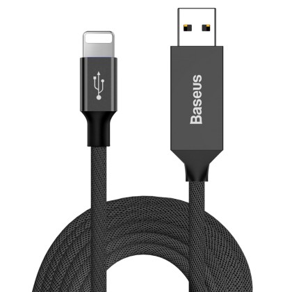 Baseus Artistic USB / Lightning Cable with Material Braid 5M Qui