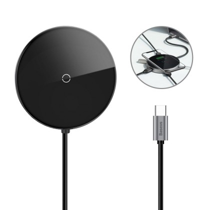 Baseus Circular Mirror Wireless Charger Qi 10W HUB Adapter from 