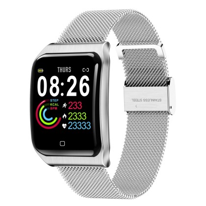 F9 Smart Watch - fitness tracker your health tracker silver