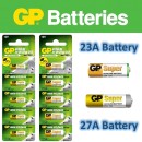 GP Batteries 23A 12V 55mAh Αλκαλική Μπαταρία 1 Τεμ.