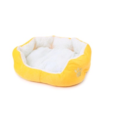 Κρεβάτι για μικρά κατοικίδια (Σκύλος και Γάτα) κίτρινο  45x40 AS