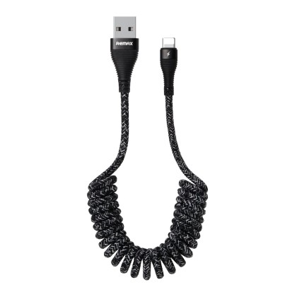 REMAX Super Spring Data Cable with Nylon Wire USB / Lightning120