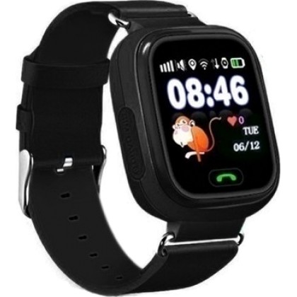 OEM Q90 Kids GPS Intelligent Smart Watch ΜΑΥΡΟ