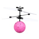 Παιχνίδι ελικόπτερο led ιπτάμενη μπάλα flying ball jm-888 pink