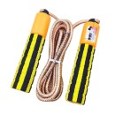 Skipping rope with a jump counter fitness crossfit yellow