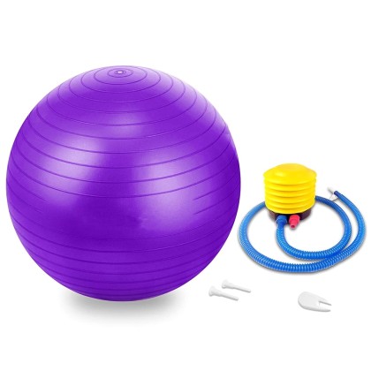 Exercise gymnastic ball 65cm violet