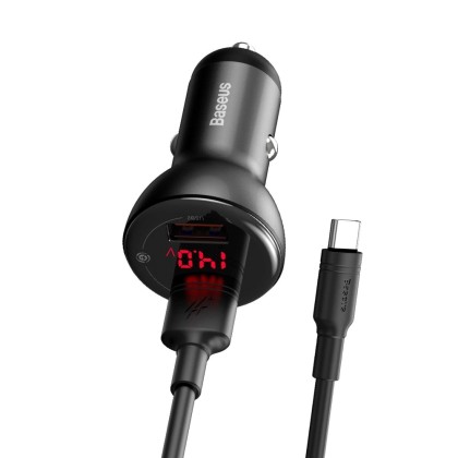 Baseus 2x USB car charger 45 W 5 A Quick Charge 3.0 Huawei SCP w