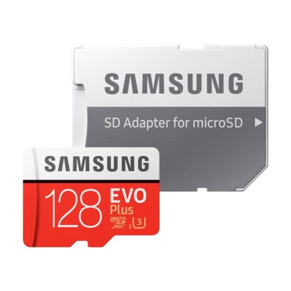 Micro SDXC Memory Card Evo+ Class 128GB With adapter