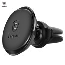 Baseus Magnetic Air Vent Car Mount with Cable Clip Holder black