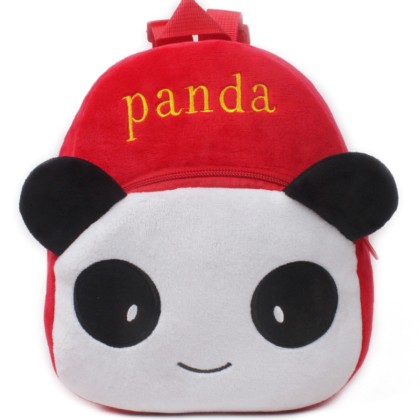 Βρεφική Τσάντα Πλάτης Panda Κόκκινη as 878