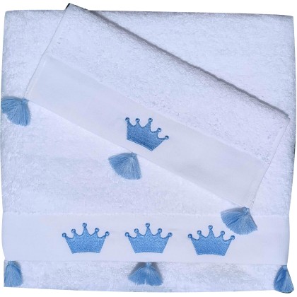 Σετ βρεφικές πετσέτες 2 τεμ. PRINCE BLUE 1809, MORVEN