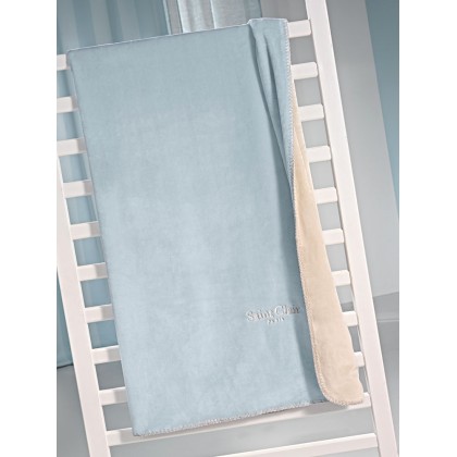 Κουβέρτα fleece παιδική (160Χ220) TRESOR BLUE, SAINT CLAIR