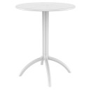 Τραπέζι (Φ60Χ75) OCTOPUS WHITE, SIESTA