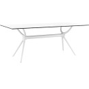 Τραπέζι (180Χ90) AIR WHITE LAMINATE, SIESTA