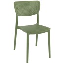 Καρέκλα (45Χ53Χ82) LUCY OLIVE GREEN, SIESTA