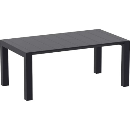 Τραπέζι επεκτεινόμενο (100X180/220) VEGAS BLACK, SIESTA