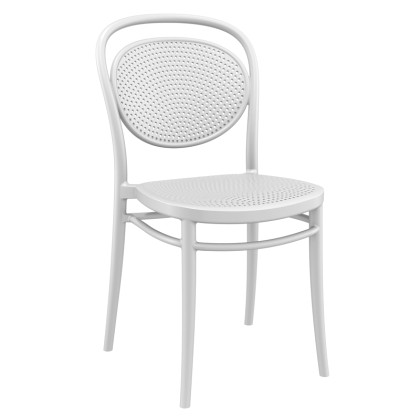 Καρέκλα (45Χ52Χ85) MARCEL WHITE, SIESTA