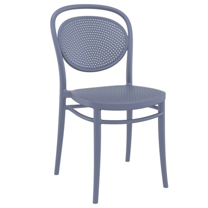 Καρέκλα (45Χ52Χ85) MARCEL DARK GREY, SIESTA