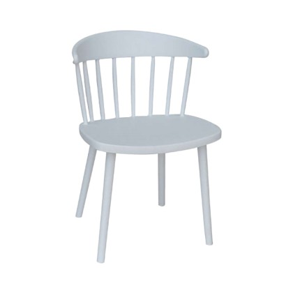 Καρέκλα Πολυπροπυλενίου 2τμχ Fina Λευκό 50X47X77εκ.