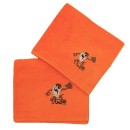 Σετ πετσέτες παιδικές 2 τεμ.ΤΑΖ, Viopros (Πορτοκαλί, ΣΕΤ 2 ΤΕΜ)