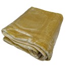 Κουβέρτα βελουτέ μονή (160Χ220) BEIGE, ΚΟΜΒΟΣ