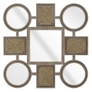 Καθρέπτης τοίχου ξύλινος (90Χ90) 3-95-939-0007, INART