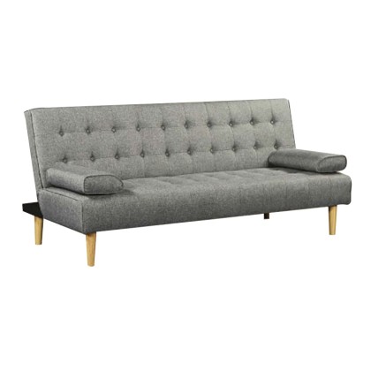 Καναπές-Κρεβάτι τριθέσιος (188Χ82Χ80) SILVA GREY, KATOIKEIN DECO