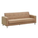 Καναπές-Κρεβάτι τριθέσιος (206Χ81Χ78) MATIZ BEIGE, KATOIKEIN DEC