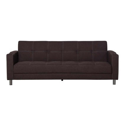 Καναπές-Κρεβάτι τριθέσιος (206Χ81Χ78) MATIZ BROWN, KATOIKEIN DEC