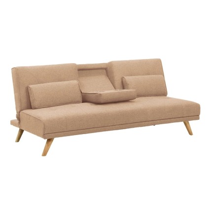 Καναπές-Κρεβάτι τριθέσιος (181Χ86Χ78) ELTON BEIGE, KATOIKEIN DEC