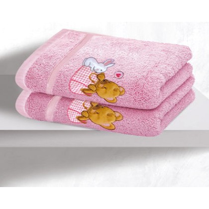 Σετ πετσέτες βρεφικές 2 τεμ. BEAR GIRL, SB HOME