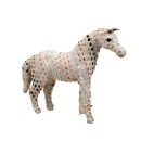 Άλογο υφασμάτινο πουά (46Χ50Χ13) LID354, ESPIEL