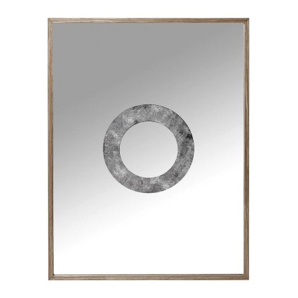 Καθρέπτης τοίχου με decor κύκλος (80Χ60) FEC105, ESPIEL
