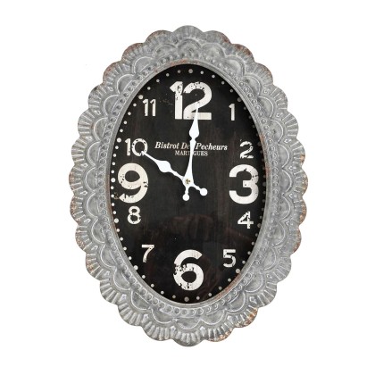 Ρολόι τοίχου vintage (47X36) LOG510, ESPIEL