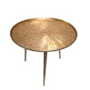 Τραπέζι σαλονιού χρυσό (48Χ57Χ57) DUG209, ESPIEL