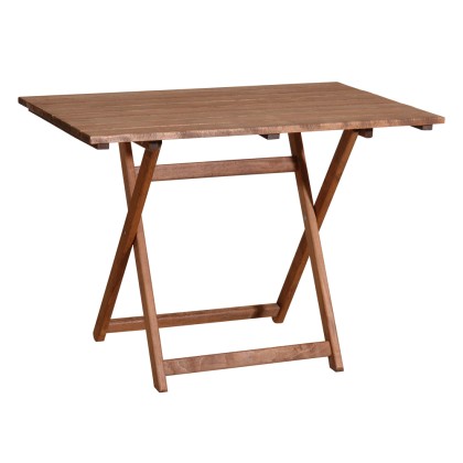 Τραπέζι κήπου ξύλινο (60Χ100Χ72) 213719, LIANOS