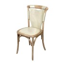 Καρέκλα ξύλινη με δερματίνη (50Χ53Χ89.5) REK101, ESPIEL