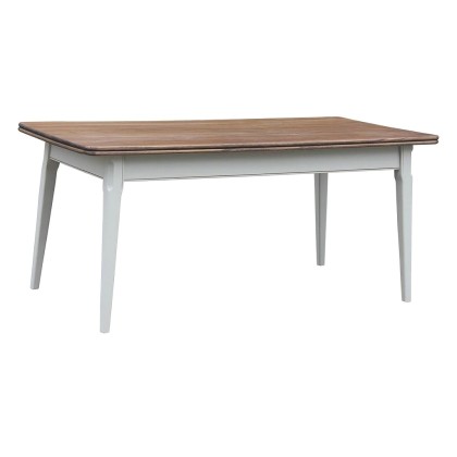 Τραπέζι ξύλινο με λευκά πόδια (180Χ90Χ75) PIL108, ESPIEL