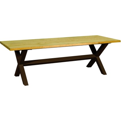 Τραπέζι ξύλινο παραλληλόγραμμο (85-95Χ200Χ75) 186536, LIANOS