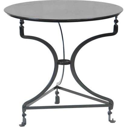 Τραπέζι μεταλλικό στρογγυλό (50Χ72) 155504, LIANOS