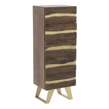 Συρταριέρα ξύλινη (45.5Χ35.5Χ125) 7-50-350-0004, INART