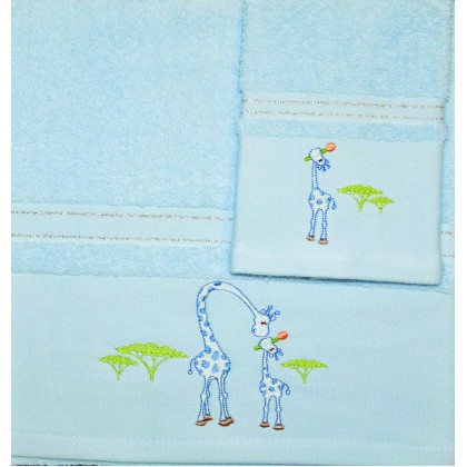 Σετ βρεφικές πετσέτες 2 τεμ. 621 BLUE, MORVEN