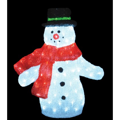 Χιονάνθρωπος LED φωτιζόμενος (60εκ.) 60116, KATOIKEIN DECO