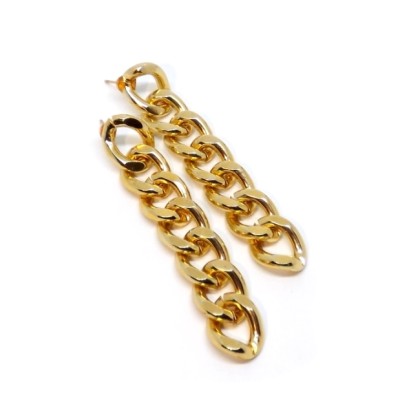 Σκουλαρίκια Chain (Αλουμίνιο) - Χρυσό