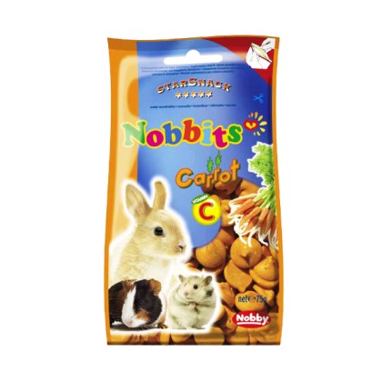 Nobby StarSnack Nobbits Carrot Vitamin C 75gr