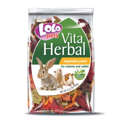 LoLoPets Vita Herbal Vegetable patch για Tρωκτικά και Κουνέλια 1
