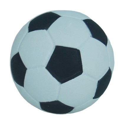 Σκληρό Μπαλάκι Για Κατοικίδια Ποδοσφαίρου Άσπρο - Μαύρο 5,5cm