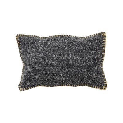 Διακοσμητικό μαξιλάρι Lotus Cot Black (30×50) Soulworks 0610002