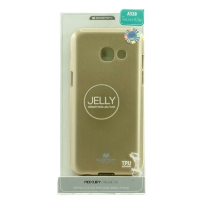 MERCURY Θήκη Jelly για Samsung A3 2017, Gold